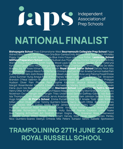 NAMES HOODIE IAPS 2026 Trampolining Finals With Competitor Names