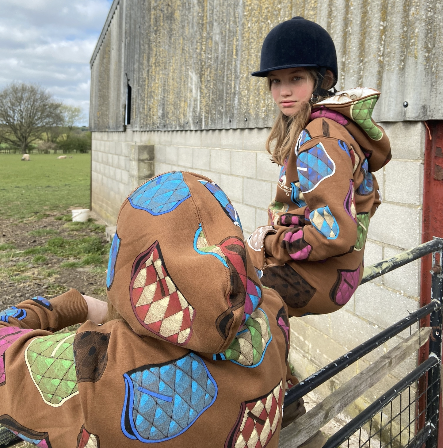 Equestrian Leisure Lounge Wear- Horse Blankets Onesie