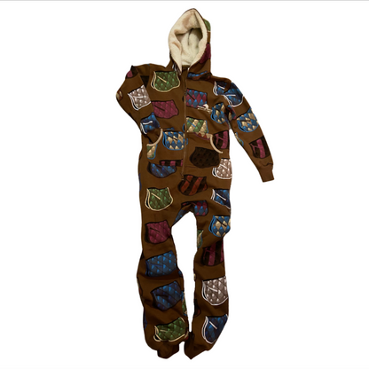 Equestrian Leisure Lounge Wear- Horse Blankets Onesie