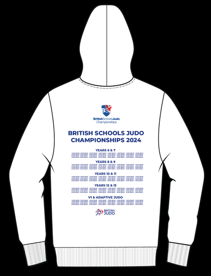 2024 Names British Schools Championships  Event Hoodie Competitor Names