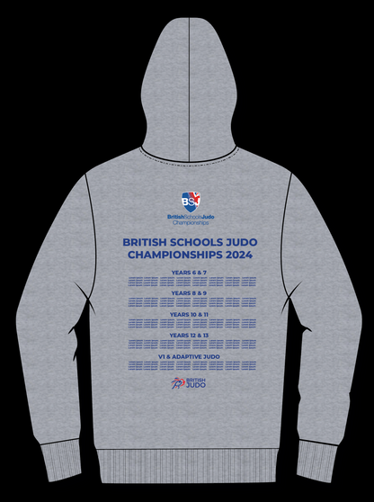2024 Names British Schools Championships  Event Hoodie Competitor Names