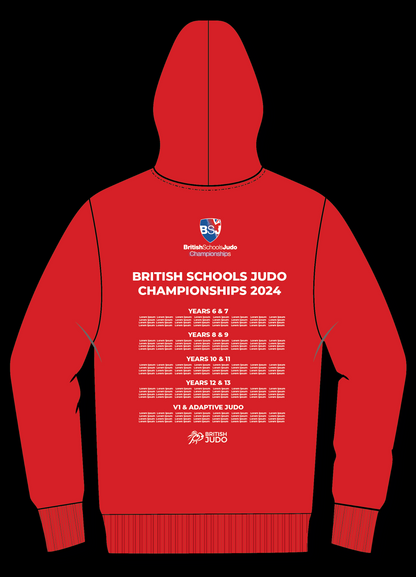 2024 Names British Schools Championships  Event Hoodie Competitor Names