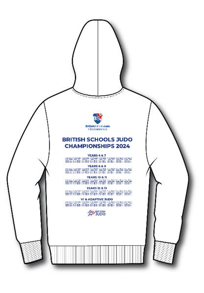2024 Names British Schools Championships  Event Hoodie Competitor Names