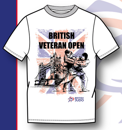British Veteran Open Event T-shirts White  London UJ