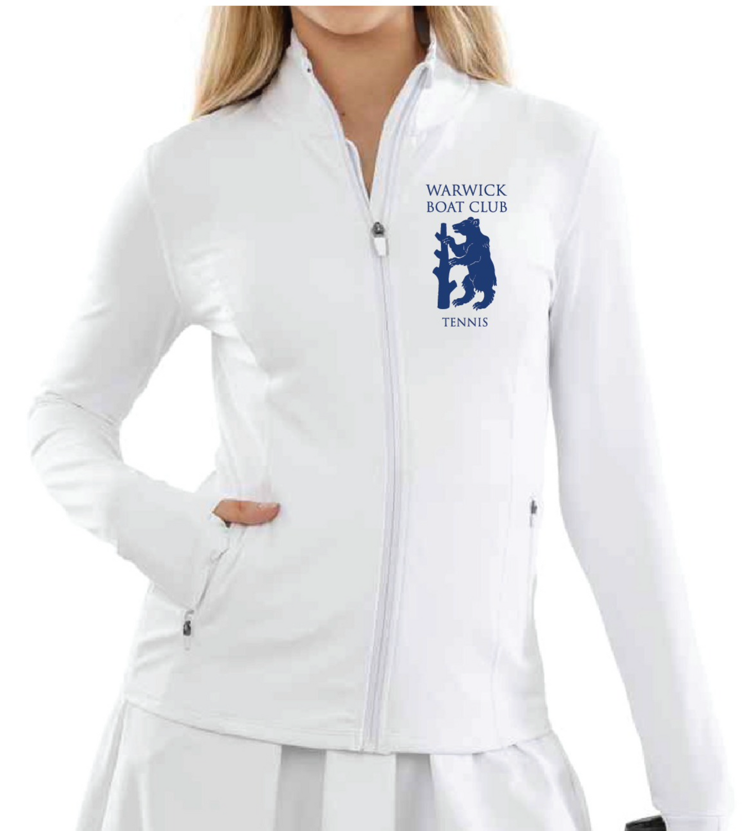 Warwick Boat Club - Ladies Fitted Recycled Fabric Tennis Jacket