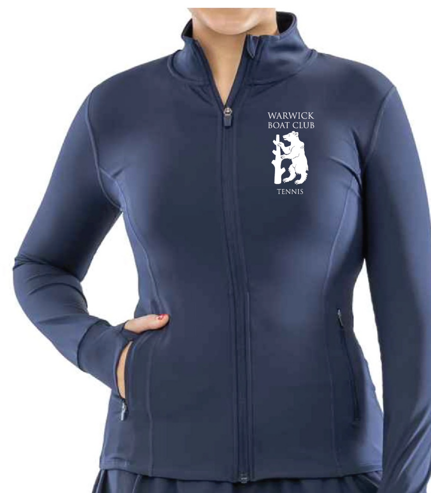 Warwick Boat Club - Ladies Fitted Recycled Fabric Tennis Jacket
