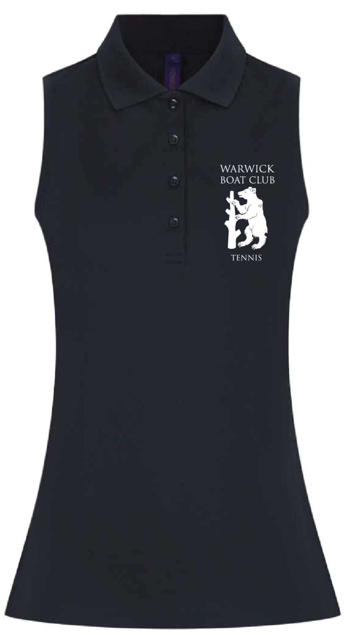 Warwick Boat Club - Sleeveless ladies Polo's