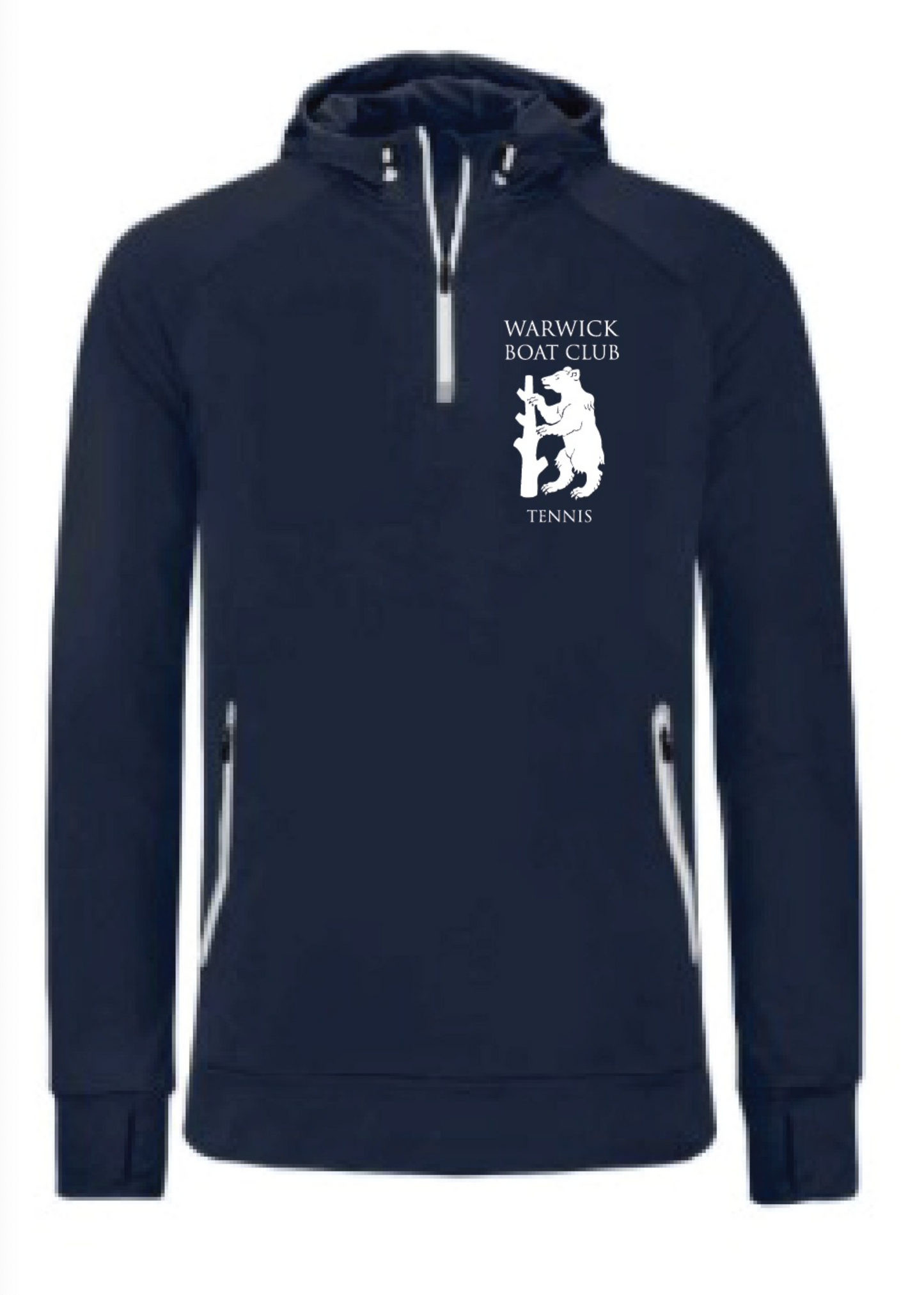 Warwick Boat Club - Performance fitted stretch hoodie Unisex