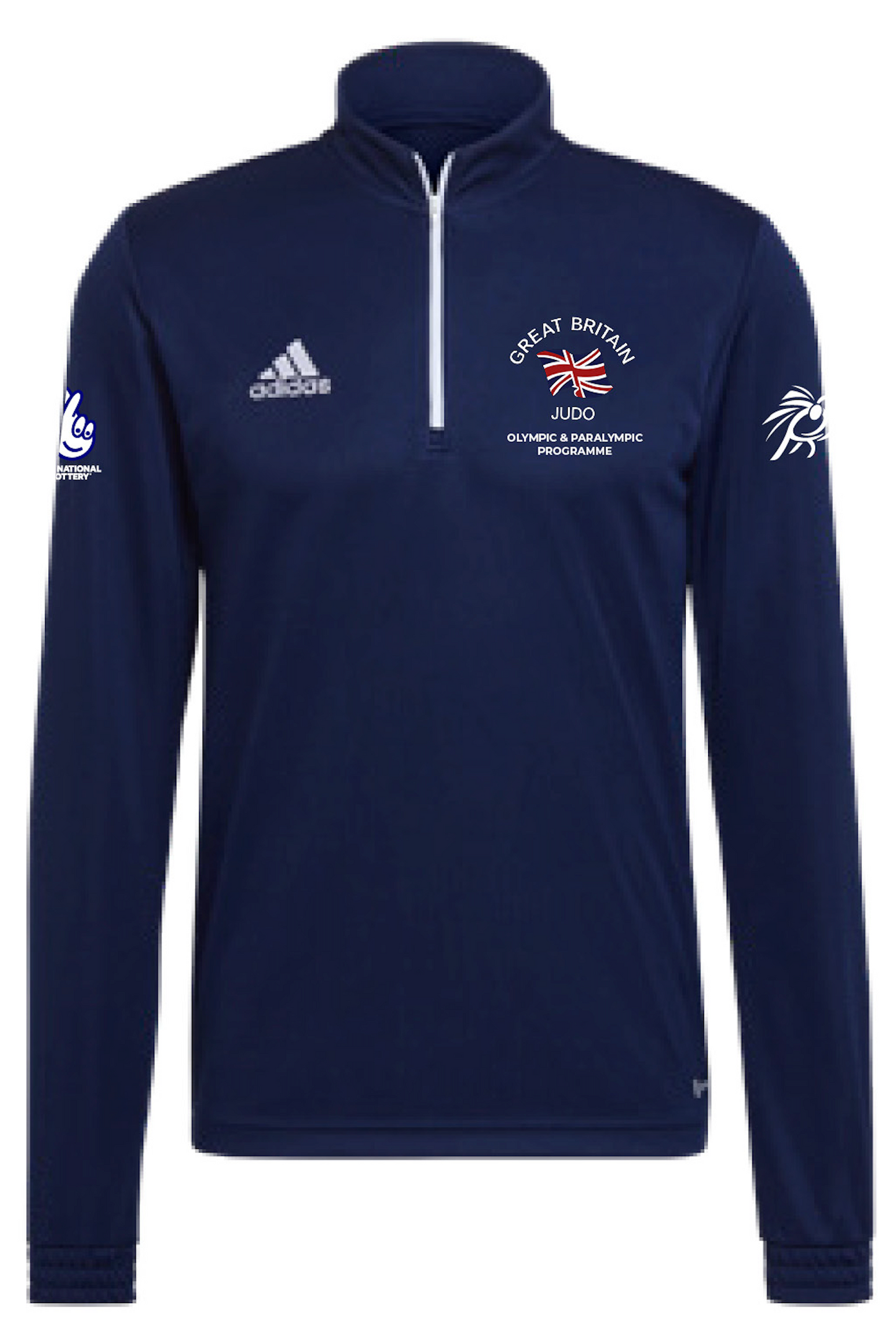 GB Judo  Adidas 1/4 Zip Training Top Ladies Olympic & Paralympic