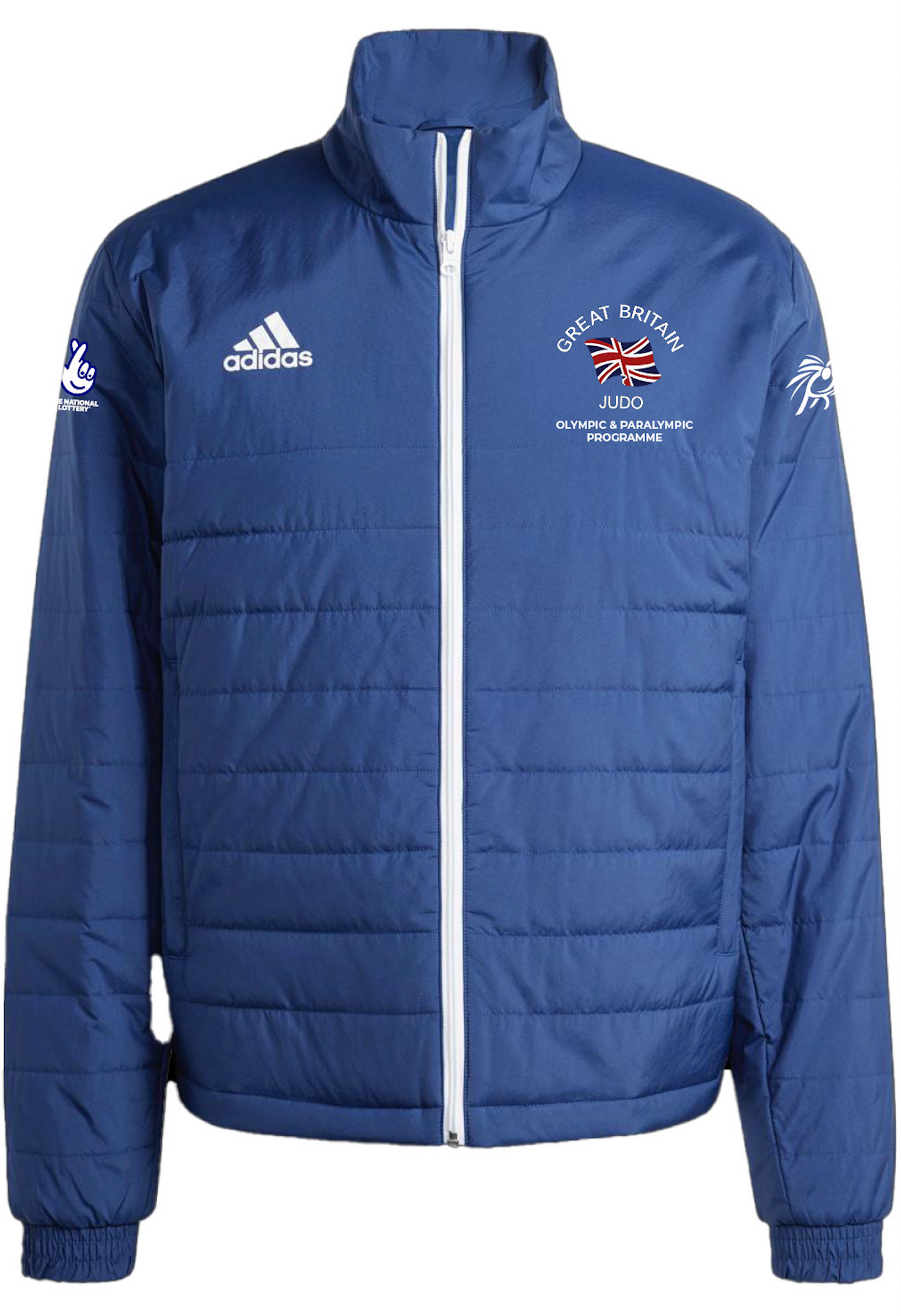 GB Judo Adidas Light Puffa Jacket Olympic & Paralympic