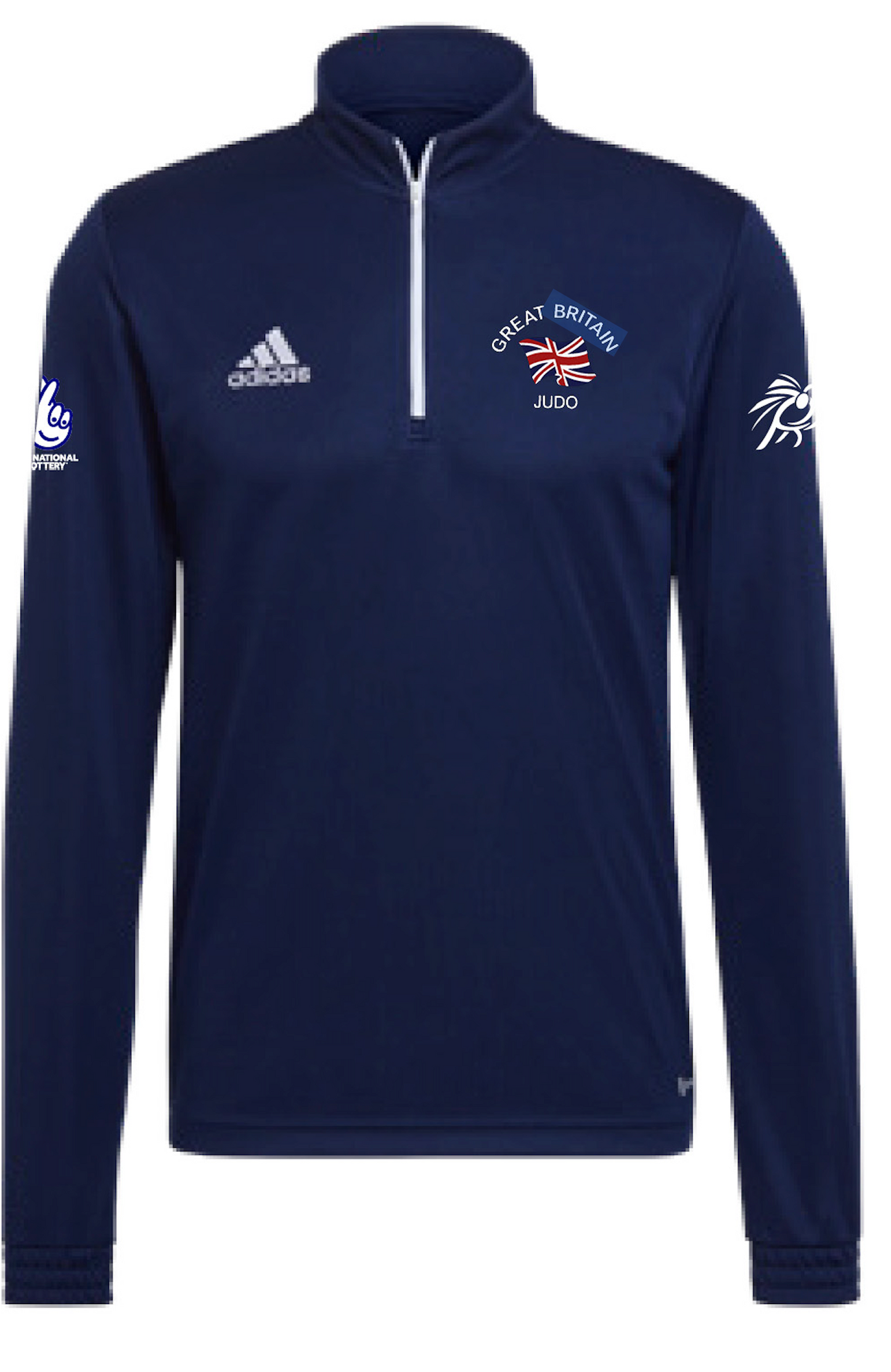 GBSTAFF Judo  Adidas 1/4 Zip Training Top Ladies Staff