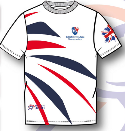 BSJC 2026 Names British Schools Championships Event T-shirt Competitor Names White