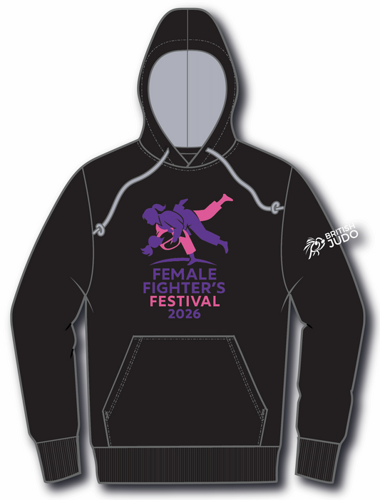 FFF 2026 Female Fighters Event  Logo Hoodie - Contrast Hood