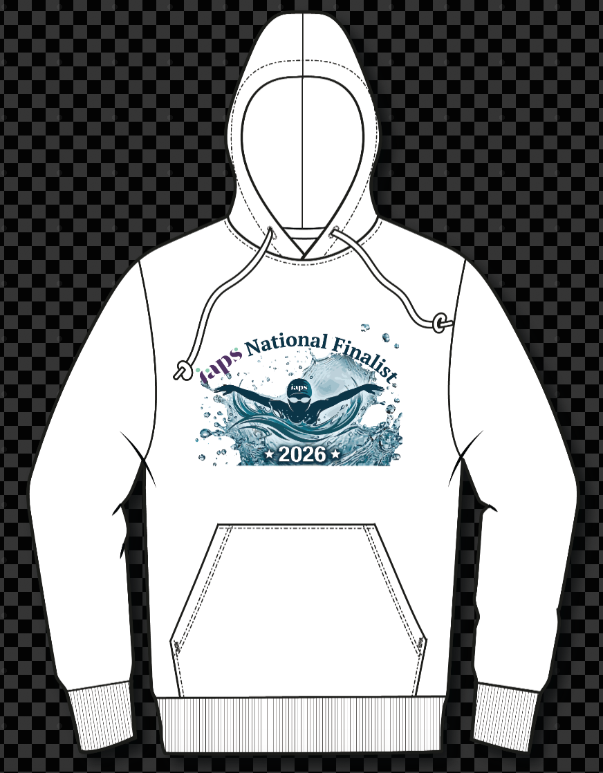 2026 IAPS Swimming Event  Logo Hoodie National Finalist Splash Logo