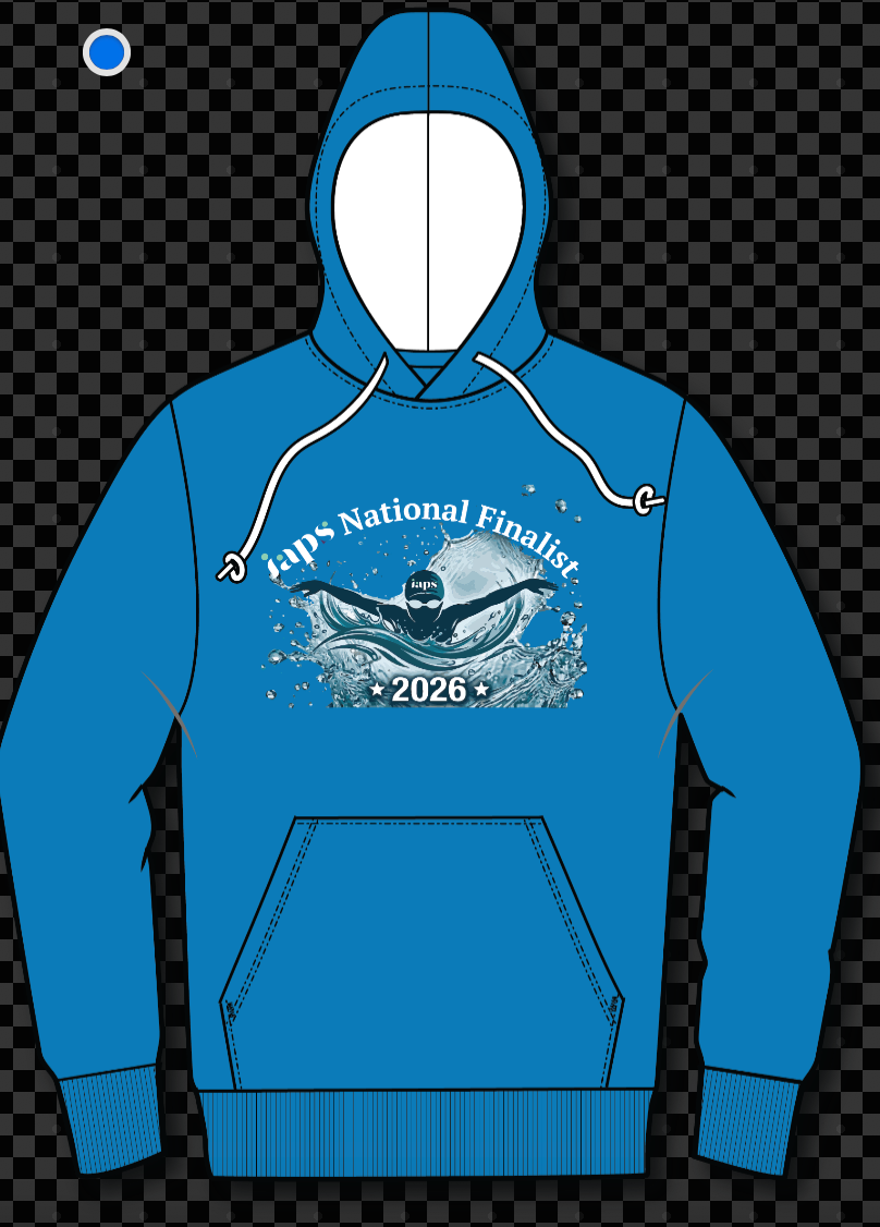 2026 IAPS Swimming Event  Logo Hoodie National Finalist Splash Logo