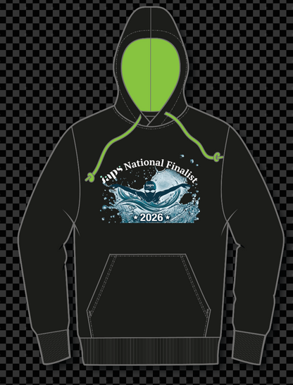 2026 IAPS Swimming Event  Logo Hoodie National Finalist Splash Logo