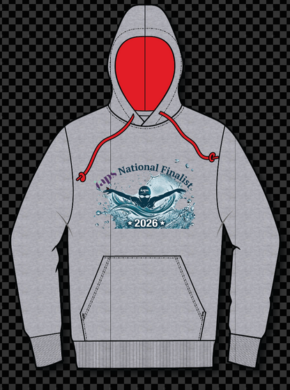 2026 IAPS Swimming Event  Logo Hoodie National Finalist Splash Logo
