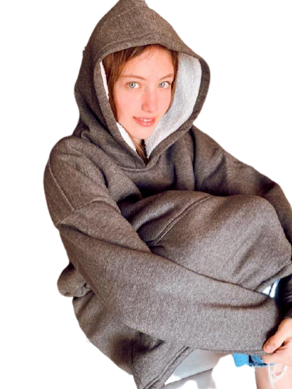 Blanket Hoodie Olive Green - Oversized Hoodie